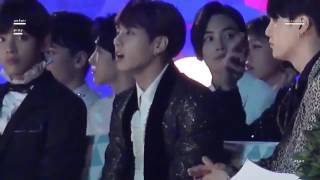 Melon Music Awards Jungkook Reaction to Bobby s Performance [upl. by Aitahs]