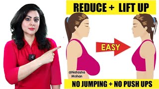 Just 1 Minute Exercise To Reduce Breast Fat  Lift Up Breast Size Naturally In 14 Days 🔥 [upl. by Nwahc131]