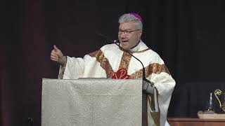 Bishop Monfortons Homily  FUS Youth Conference  Corpus Christi and National Eucharistic Revival [upl. by Hgielrebmik]