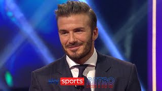 quotMy greatest moment in an England shirtquot  David Beckham on his goal against Greece [upl. by Acireit]