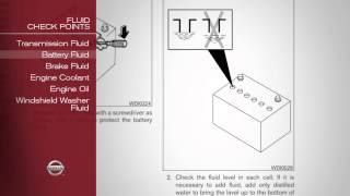 2012 NISSAN Versa Hatchback  Fluid Check Points [upl. by Anitahs]