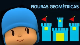 🎓 POCOYÓ en ESPAÑOL  Aprende Las FIGURAS GEOMÉTRICAS  Ep 4   CARICATURAS y DIBUJOS ANIMADOS [upl. by Pergrim]