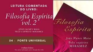 Leitura Comentada Filosofia Espírita Vol 2  Fonte Universal [upl. by Forbes]