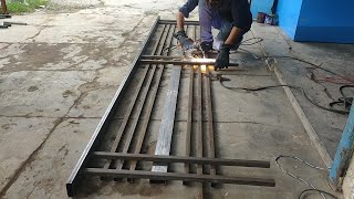 Railing design for Home diybest railing outdoor Lohe ki railing design simple and easy making [upl. by Lenno624]