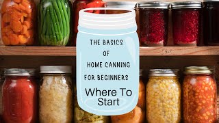 How To Can Food  Home Canning For Beginners  Where To Start  ToniReneeAtHome [upl. by Johansen]