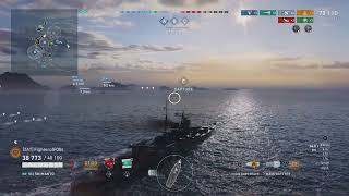 World of Warships VII SHIMANTO  Japanese Cruiser [upl. by Lyrehs]