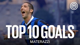 TOP 10 GOALS  MATERAZZI ⚫🔵 [upl. by Llesig]