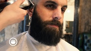 How To Shape and Maintain a Square Beard [upl. by Alben]