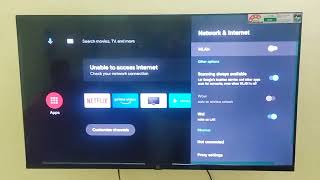 Oneplus tv wifi connection issue  Android tv internet connection [upl. by Micro]