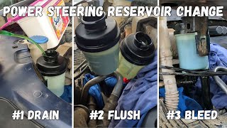 Freelander 2 Power Steering Fluid And Reservoir Change [upl. by Elisabet568]