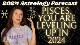 PISCES 2024 YEARLY HOROSCOPE ♓ You are the MAIN CHARACTER  Growing Pains amp Mastering Your Magic 🪄 [upl. by Hesoj227]