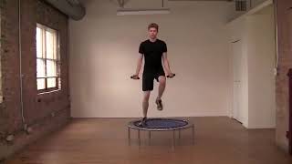 Rebounding Total Body Workout amp Mini Trampoline Exercises [upl. by Neffirg]