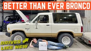 We BUILT An UNBELIEVABLE Driver Out Of A 700 Ford Bronco II [upl. by Ollayos797]