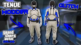 ✔AVOIR UNE TENUE MODDER TRYHARD Jogger Blanc Ceinture de Police  Gta 5 Online [upl. by Ahsata]