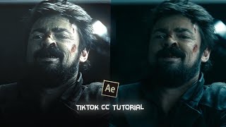 tiktok quality cc tutorial  after effects preset in desc [upl. by Ulick]