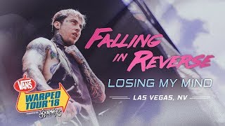 Falling In Reverse  quotLosing My Mindquot LIVE Vans Warped Tour 2018 [upl. by Anoynek302]