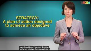 Goals objectives strategies tactics  Whats the difference [upl. by Alleen394]