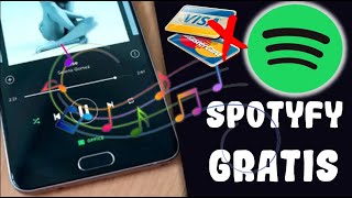 Como Tener Spotify Gratis Fácil y Rápido Sin Tarjeta de Crédito✅ 2024 [upl. by Eelam]