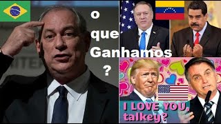 Ciro Gomes  Pompeo no Brasil Bolsonaro quotI love you Trumpquot quotBrasil ganha o que com issoquot [upl. by Llenroc]