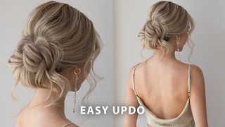 Easier Than It Looks Updo ❤️✨ Wedding Hairstyle Wedding Guest Prom [upl. by Nader]