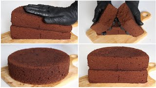 Easy Chocolate Sponge Cake  Chocolate Sponge Cake Recipe  Chocolate Sponge Cake Moist And Fluffy [upl. by Gombach646]