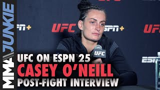 Sadistic Casey ONeill enjoyed choking opponent out cold  UFC on ESPN 25 [upl. by Martens105]