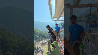 Splash Bungy Rishikesh bungee bungeejumping jumping adventure trending viral bungy shorts [upl. by Hniht]