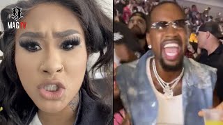 Nicki Minaj Sister Ming Li Reacts To Safaree Wildin Out At Her Gag City Concert 😤 [upl. by Yadsnil824]