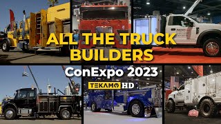 These Are All The Major Service Truck Builders At ConExpo 2023 [upl. by Beuthel]