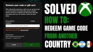 How to Redeem Region Locked Xbox One Digital Game Codes [upl. by Yenruoj]