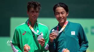 Rinky Hijikata wins mens international doubles silver [upl. by Elram]