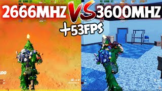 2666mhz vs 3600mhz  hay diferencia 🔥 [upl. by Revert653]