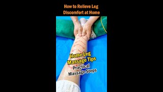 How to Relieve Leg Discomfort at Home [upl. by Noirrad]