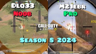 TOP 3 GUNS TO RANK FASTER IN BATTLE ROYLE SEASON 8 COD MOBILE 2024 [upl. by Ihsorih]