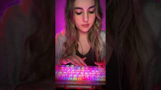 preguntas random con mi teclado fav✨ asmr keyboard teclado asmrvideo [upl. by Odey]