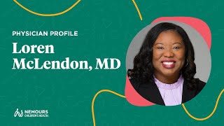 Meet Dr Loren McLendon Your Pediatric Neurologist  Nemours Childrens Health Jacksonville [upl. by Ilatfen]