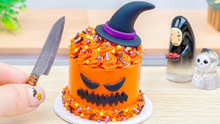 Miniature Chocolate Cake Decorating For Halloween  Mini Cakes Making By Yummy Bakery [upl. by Susejedesoj842]