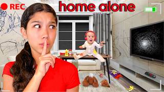 HOME ALONE Without Parents for 50 Hours Security Cameras [upl. by Akeylah]