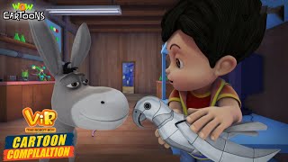 Vir Ne New Robot Banaya  Vir The Robot Boy Compilation 07  Season 01  Cartoon for Kids  spot [upl. by Adamsen488]