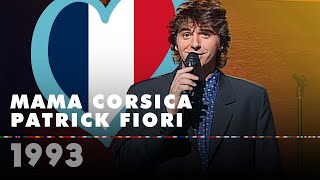 MAMA CORSICA – PATRICK FIORI France 1993 – Eurovision Song Contest HD [upl. by Yusem]