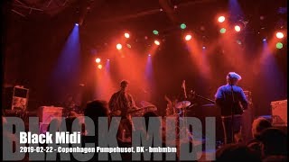 Black Midi  bmbmbm  20190222  Copenhagen Pumpehuset DK [upl. by Nerwal]