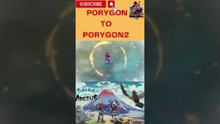 Porygon to Porygon2 Pokemon Legends Arceus SHORTS [upl. by Nonregla327]