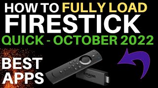 JAILBREAK FIRESTICK IN OCTOBER 2022  BEST FULLY LOADED FIRESTICK 1 APP STORE [upl. by Ytrebil]