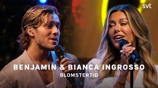 Benjamin Ingrosso amp Bianca Ingrosso – Blomstertid  Allsång på Skansen 2021  SVT [upl. by Asinet]