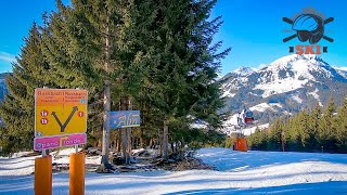 Dachstein West Skiing  Home Run Russbach  Skiing Austria [upl. by Lizabeth931]