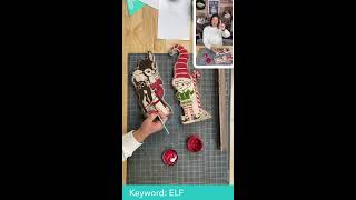 Elf amp Reindeer Shelf Sitters  comment ELF for info [upl. by Gnoh]