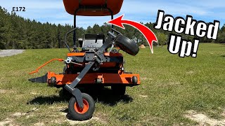 All Zero Turn Mowers Should Have This Kubota Maintenance Lift [upl. by Ardnasella]