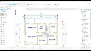 HOW TO PUT AUTOMATIC DIMENSIONING IN ARCHICAD HOW TO PUT DIMENSIONS IN ARCHICAD [upl. by Gierc]