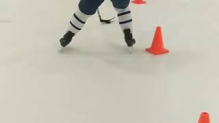 Power Skating Defenseman drills Backwards transitions amp escapes with puck [upl. by Bowes]