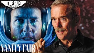 Astronaut Chris Hadfield Reviews Aerospace Movies Top Gun Maverick GOTG amp More  Vanity Fair [upl. by Annuaerb134]